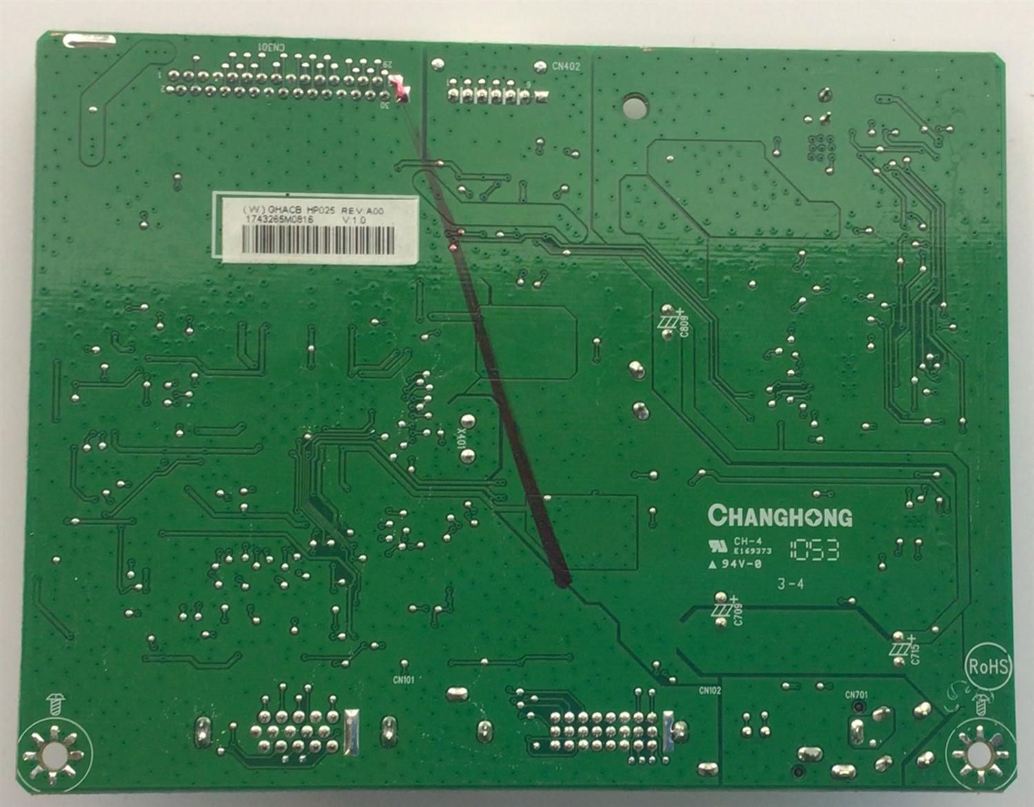 MAIN PARA MONITOR HP / NUMERO DE PARTE GHACBHP025 / 715G4455-M01-000-004C  / 1743265M0816 / PANEL LM200WD3 (TL)(A1) / MODELO HSTND-3131-A / MODELO 20'' - Imagen 3